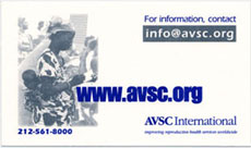 AVSC business card
