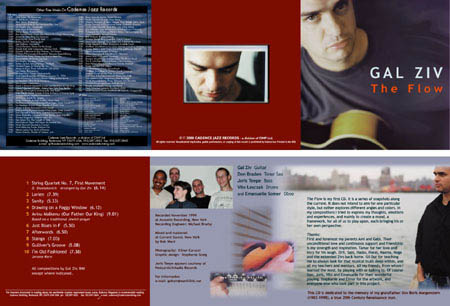 Gal Ziv "The Flow" CD cover
